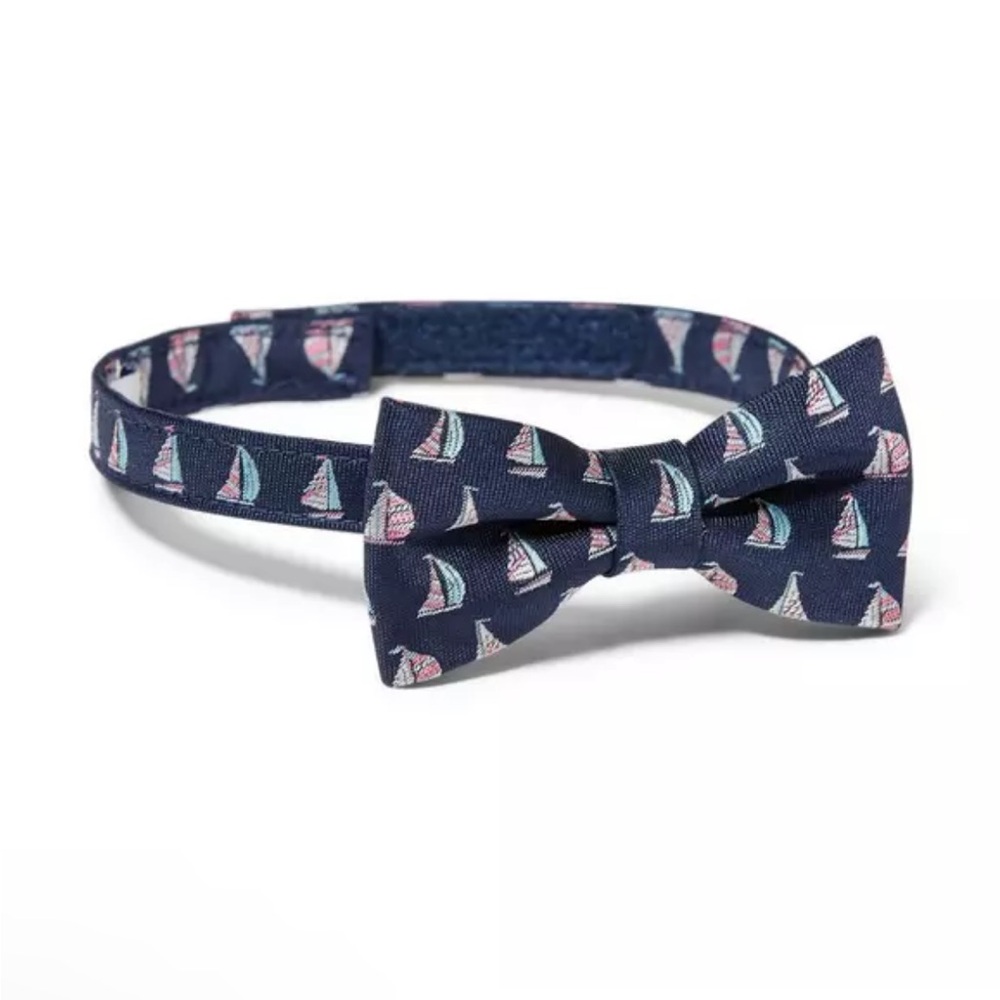 Janie and Jack Navy Sailboat Bow Tie